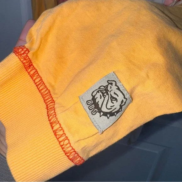 Urban Outfitters BDG Colby Seamed Long Sleeve Tee Color Block Size Medium - Picture 3 of 12